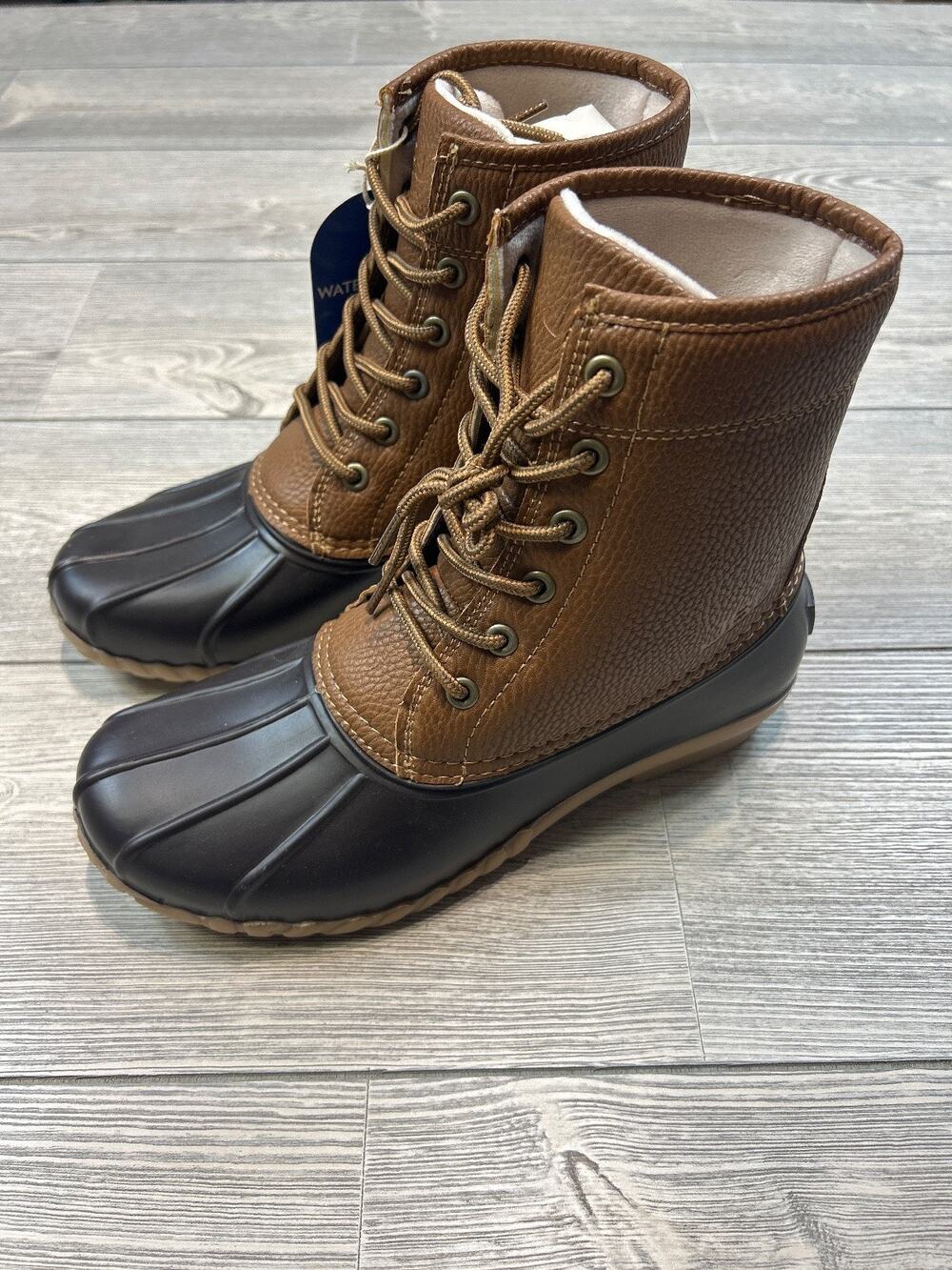 JBU Maine Waterproof Duck Boot Brown Men's 8 NWT